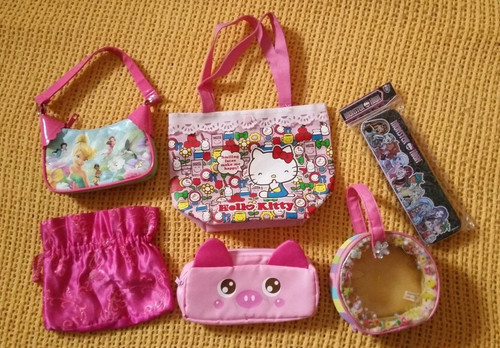Girls handbags pencil cases
