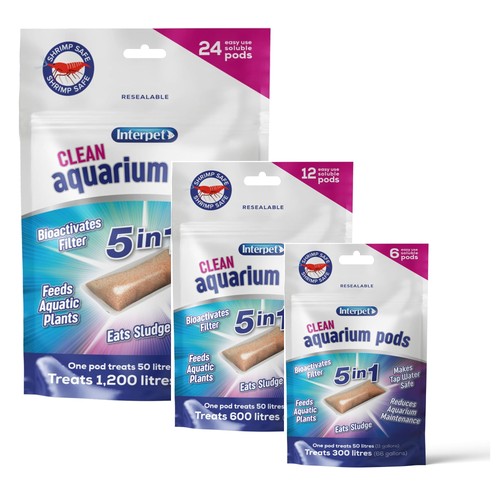 Interpet aquarium clean pods - aquarium,