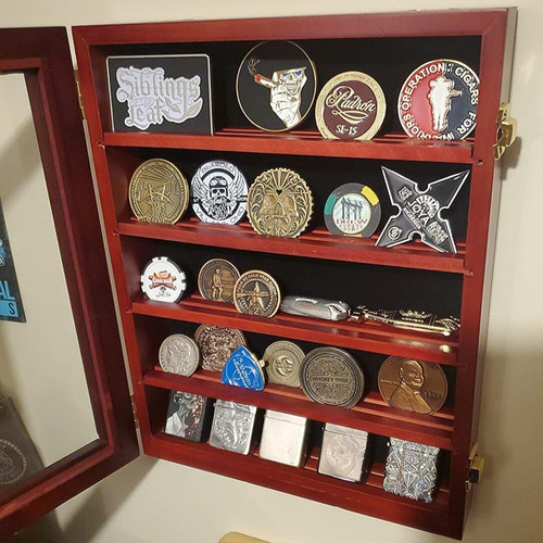 Challenge coins display - challenge,