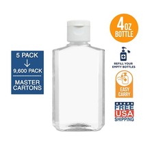 4 OZ Refillable Travel Bottle