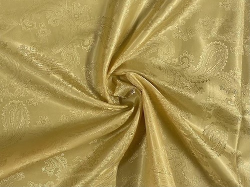 Paisley jacquard satin lining - satin,