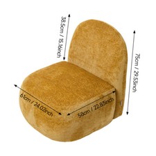 Chenille Fabric 360° Swivel