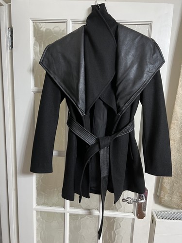 River island faux leather trim - river,