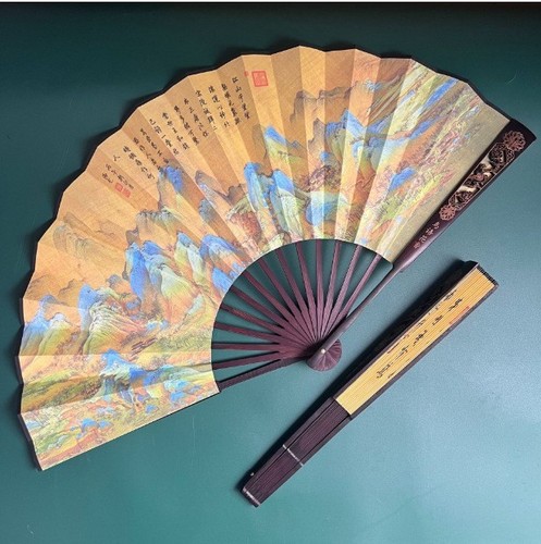 Chinese folding hand - chinese, fan
