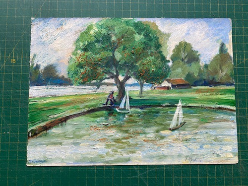 Original painting wicksteed - original, painting,