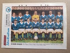 RANGERS MEMORABILIA- VINTAGE SWEDISH REKORD ORIGINAL MAGAZINE POSTER 1965       