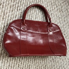 Osprey Red Leather Handbag
