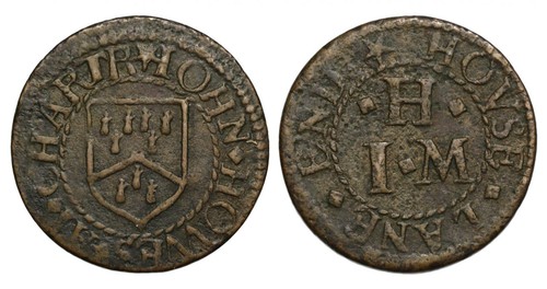 17th century farthing - 17th,