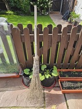 Vintage Pagan Witch broomstick, full size besom broom Handfasting ceremonial