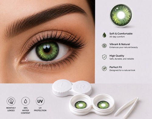 Compact round vibrant green - compact,