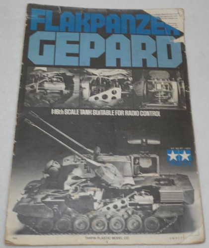 Tamiya flakpanzer gepard 16 - flakpanzer, 1/16