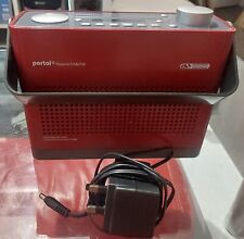 Acoustic Solutions Portal DAB/ FM Radio - Red - With Power Supply