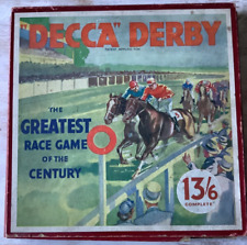 Decca Derby 1937 Horse Racing Board Game with 5 Records Scarce