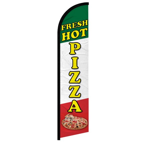 Fresh hot pizza full curve - pizza,