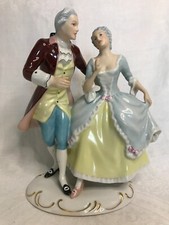 Vintage/ Antique Royal Dux Lady and Gentleman dancing figures #3802