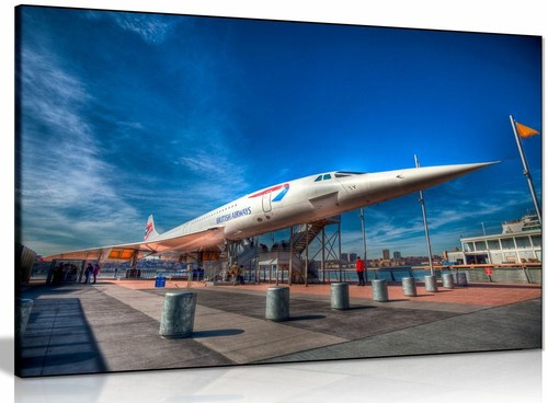 Concorde jet plane - ba,