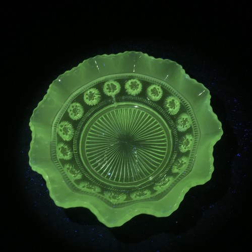 Vintage davidson green glass - davidson,