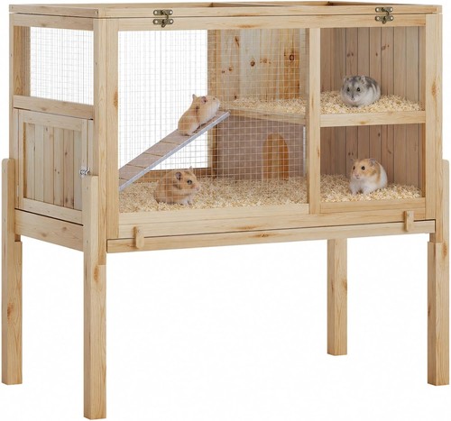Wooden guinea pig cage - wooden, indoor