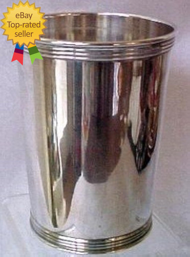 Beaded silver mint julep - mint, cup