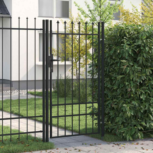 Garden gate black - garden,