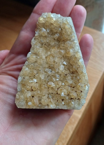Citrine crystal cluster - citrine,