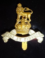 2 x Cap Badges - WW2 ATS Auxiliary Territorial service  and Royal Army Pay Corps