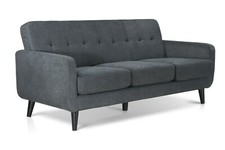 Grey Fabric Sofa 3 Seater 2