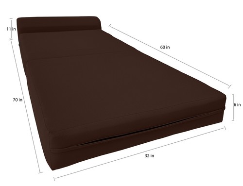 Brown sleeper chair - chair, folding
