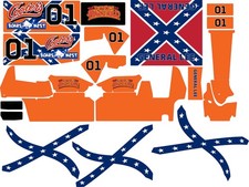 General Lee Losi 22 Sprint Car