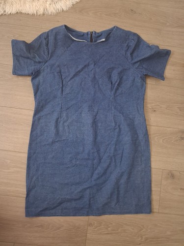 Ladies denim dress - denim, l