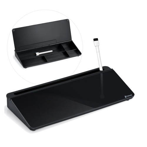 Glass whiteboard desk - glass,