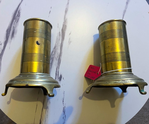 Pair ww1 trench art - pair,