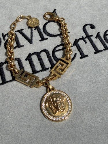 Versace gold medusa crystal - gold,