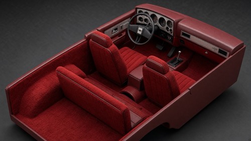 Scale printed interior - 1/10,