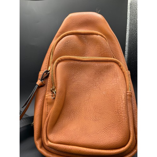 Mini brown faux leather - brown,