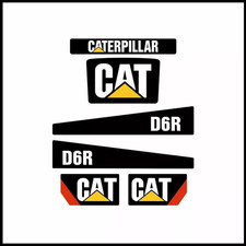 Caterpillar D6R Decals Sticker