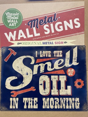 Garage large steel - , sign