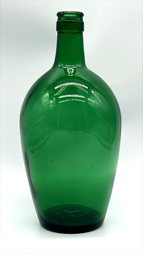 Vintage green glass wine - vintage,