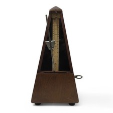 Maelzel Paquet Vintage Metronome Music Collectable Wooden 12 x 22cm - Preloved
