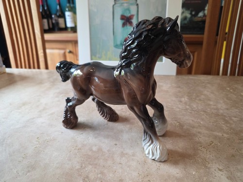 Beswick cantering shire - cantering, horse