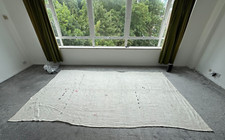 Vintage Extra Large 20th Mid Century Anatolian Hemp Rug 376cm x 224cm