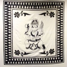 Black white ganesha - &,