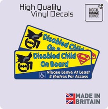 2 X Disabled Child on Board