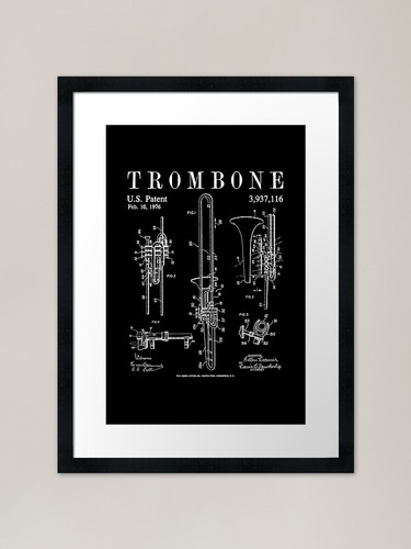 Trombone old vintage - trombone,