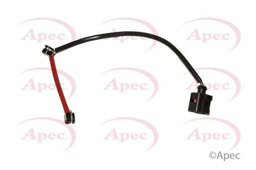 Apec front brake pad wear - pad,