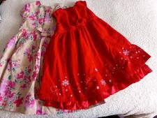 Two Girls Dresses. 12 Months