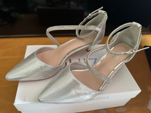 Quiz silver diamante shimmer - silver,