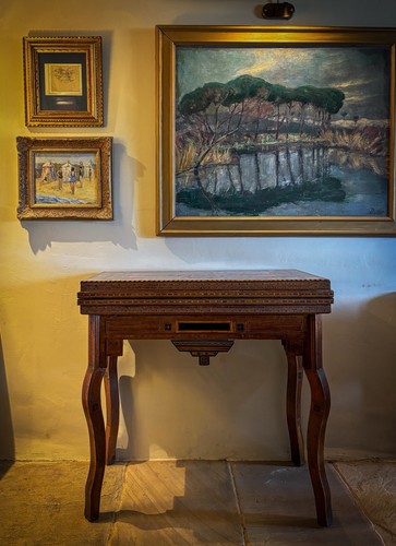 Fine antique syrian marquetry - antique,