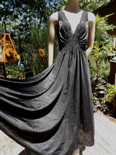 Vtg 1980s olga womens black - vtg,