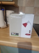 Red picto desk lamp - desk,
